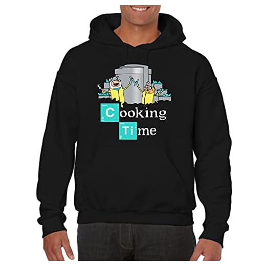 Sudadera de Hombre Hora de Aventuras Jake Finn Breaking Bad 007 L