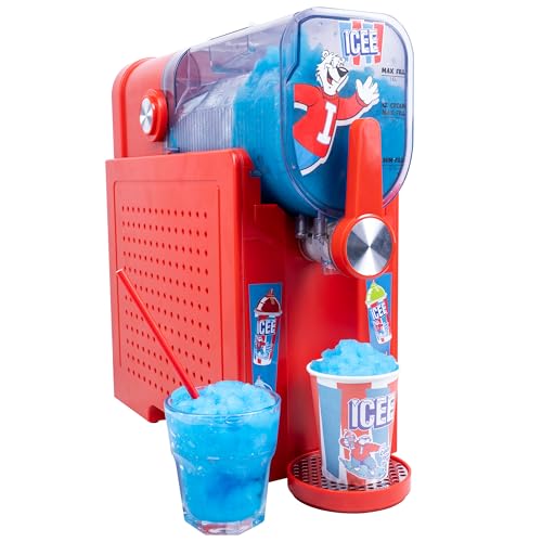 ICEE Pro Slushie Machine No Ice Needed Frozen Drink Frappe Milkshake & Ice Cream Maker | Home Slushy Machine Countertop Frozen Drink Machine. Officially Licensed ICEE Merchandise.