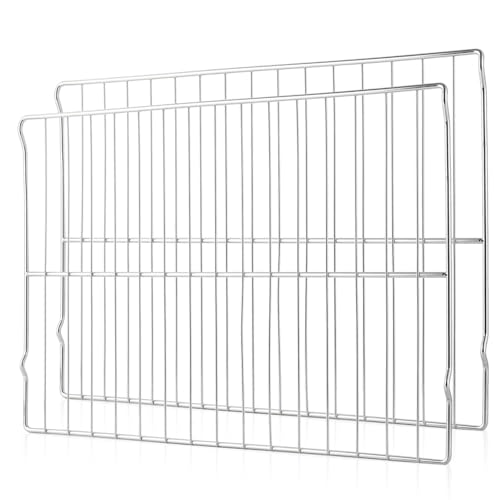 Range Oven Rack WB48T10063 for GE/Kenmore Range Ovens Rack-Flat Replaces AP4538468 1550790 AH2577619 EA2577619 24 Wide x16.9 Deep (2 Pack)