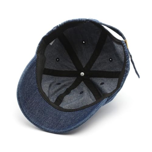 Gorra deportiva unisex de mezclilla con visera corta miniatura 5