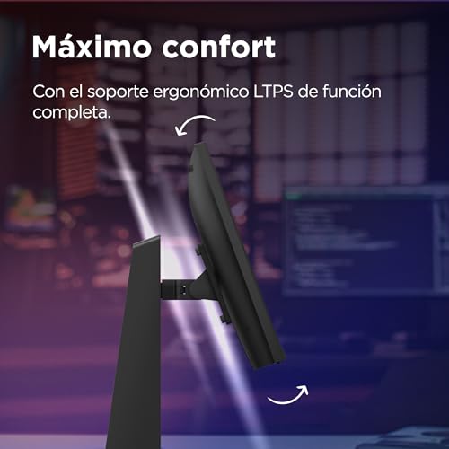 Lenovo Legion R24e Gaming-Monitor 23,8 Zoll (63,8 cm) (FHD, IPS, 180 Hz, 0,5 ms, HDMI+DP, HDMI-Kabel, AMD FreeSync) Neigungsverstellung – Schwarz – Bild 5