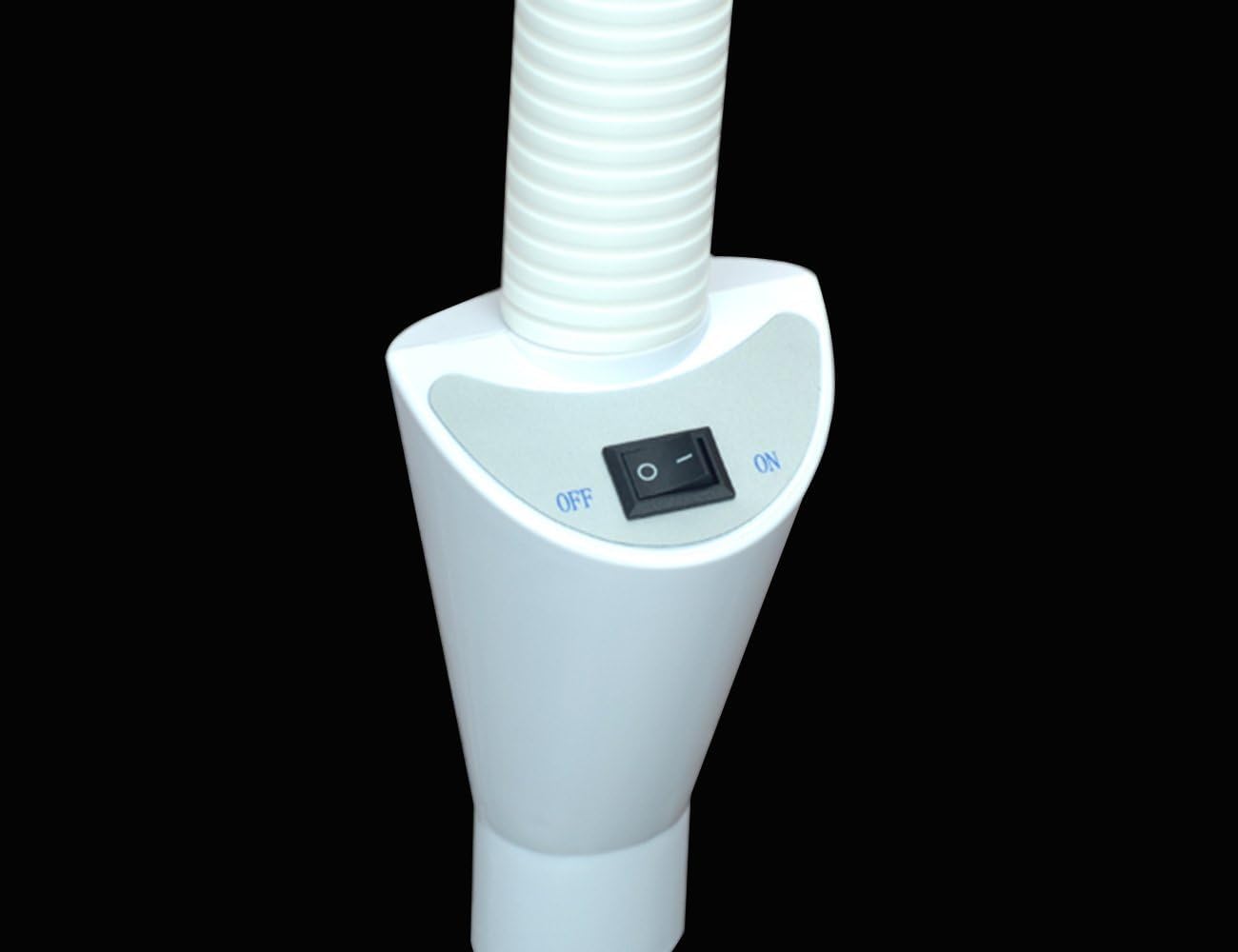 Lámpara de aumento LED de luz fría 5 veces ampliación movible Cruz trípode belleza lámpara para cuidado facial tatuaje o lectura personal Elitzia ETH3004(Blanco 120 Lámpara perlas D2)