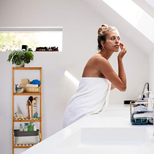 Relaxdays 10016109 Badregal Bambus mit 5 Ablageflächen - 4