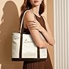 Personalised Tote Bag for Women Shopping Bag Large Cotton Canvas Stylish Beach Tote with Zipper Inner Pocket, Durable Everyday Bag for Work, School, Travel, Leisure, Shopping (UK – Blue Tote Bag) #1