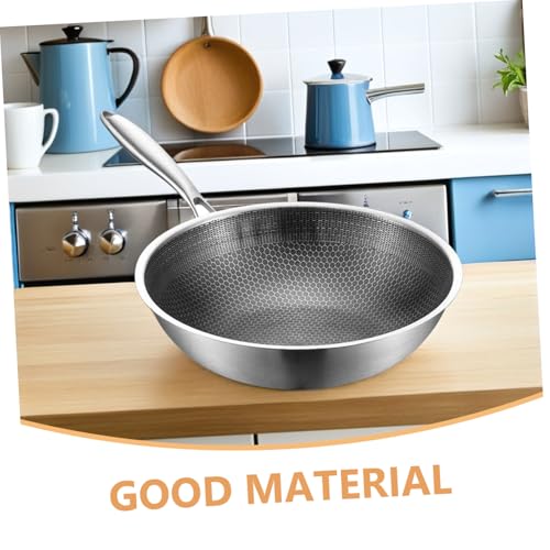 Wok reutilizable antiadherente con mango para gas miniatura 3