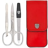 GESCHENKIDEE: Unsere hochwertigen Hand – Fuß – Pflege - Necessaires und Reisesets für Damen und Herren eignen sich hervorragend als GESCHENK zu Weihnachten, Geburtstag, Valentinstag und für viele weitere Anlässe. Ein Nagel Nessesair und Pflegeset für die Maniküre und Pediküre ist ein unverzichtbares MUST HAVE auf Reise, für jeden Haushalt und auch für die Handtasche – gepflegte Fingernägel für ein gutes Erscheinungsbild sind und bleiben die beste Visitenkarte!