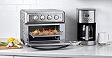 Air Fryer + Convection Toaster Oven by Cuisinart, 7-1 Oven with Bake, Grill, Broil & Warm Options, Stainless Steel, TOA-60