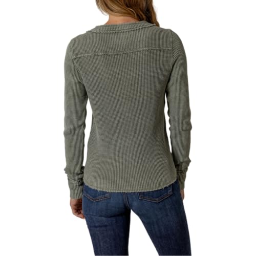 Kimes Ranch Women's Bella Cardigan – Waffle Knit, Button-Front, 100% Cotton, Vintage Wash3