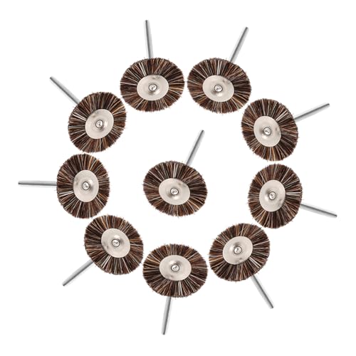 Ciieeo Polishing Brush Set for Drill and Rotary Tool 10pcs Buffing and Polishing Kit