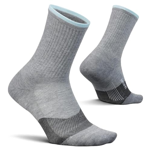Image of Feetures Trail Max Cushion Mini Crew Sock - Hiking Socks for Men & Women