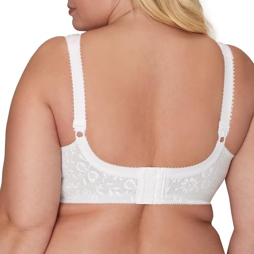 Playtex Women's Wireless Bra, 18 Hour Plus-Size Bras Available, Full Coverage, Smoothing, 4693, Single or 2-Pack