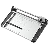 Tragbarer Papierschneider mit genauer Skala, 15 Blatt Kapazität für sauberes Schneiden - ideal für Druckstudios, Bibliotheken und Fotogeschäfte