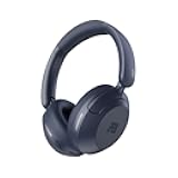 Cubitt Power Headphones with Hybrid ANC | Bluetooth 5.4 Over-Ear Headphones with 60H Playtime, 4 Mics, Auto-Pause, Transparency Mode, Low Latency, Foldable Design, USB-C Fast Charging - Deepest Blue