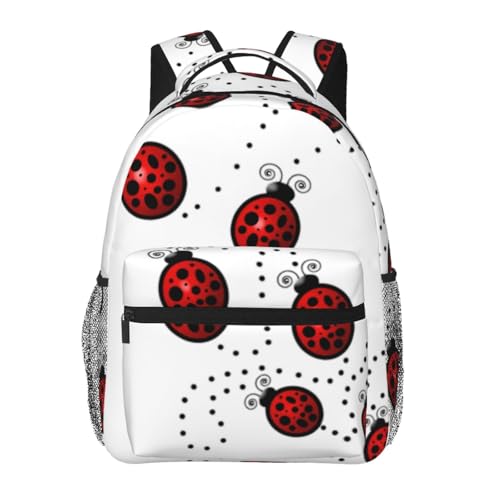 Sac à bandoulière ladybug grand volume avec poches de rangement pour adulte