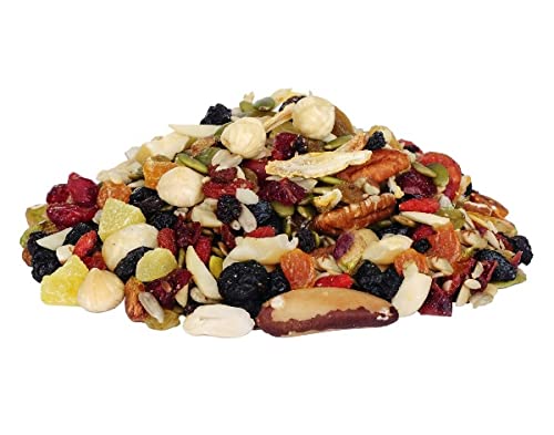 Sonav Foods Mixed Berries, Nuts and Seeds - Super Trail Mix | Varieties of Assorted Dry Fruit Mix with Berries, Nuts, Seeds & Fruits as Immunity Booster. 250gram Each pack Total 500gram. 1