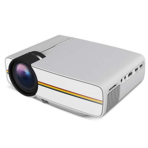Projektor, YG400 Tragbaren Mini-LED-HD-Projektor, 1000 Lumen Videoprojektor Unterstützungs 1080P Full HD Kompatibel Mit USB/SD/VGA/HDMI/AV,