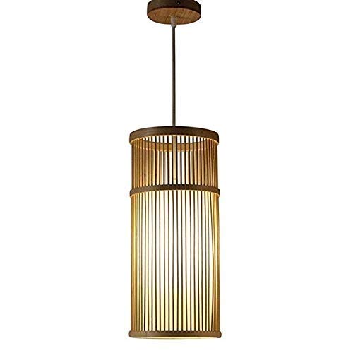 Lámpara de techo de madera E27 con altura ajustable para comedor