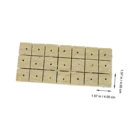 Ganazono Vegetable Plants 20Pcs Breeding Nursery Block For Green House Propagation Cubes Planting Veggie Tray Tool Trays Peat Pellets Tray Mineral Wool For Hydroponic Planting Box Tool Tray #TOP3