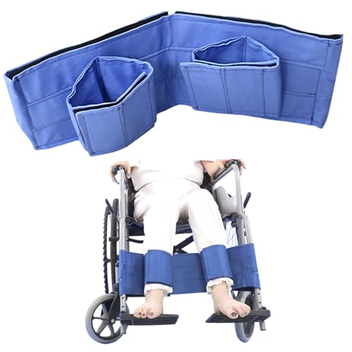 Niomico Adjustable Blaue Rollstuhl Beingurte