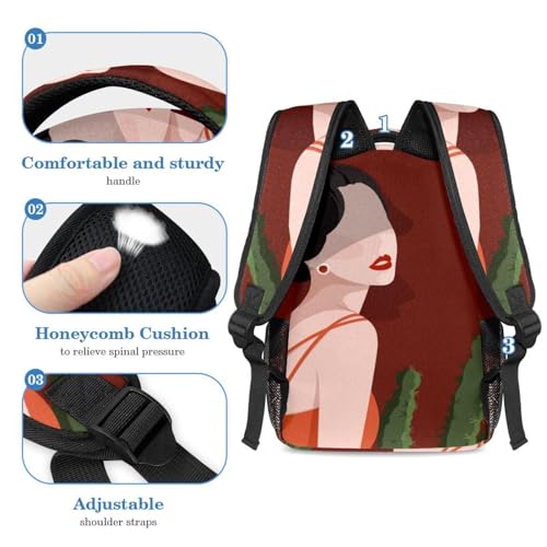 Sac à dos avec trousse motif kangourou, l'essentiel des cours au quotidien