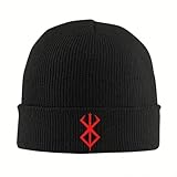 Nuevos pósters Berserk 2025 Famosos animes de Punto Gorro Gorro de Invierno Gorros de Invierno Acrílico cálido Hip-Hop Retro Gorras Hombres Mujeres