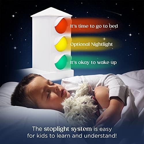 It's About Time Stoplight Sleep Enhancing Alarm Clock for Kids, Elmo & Friends