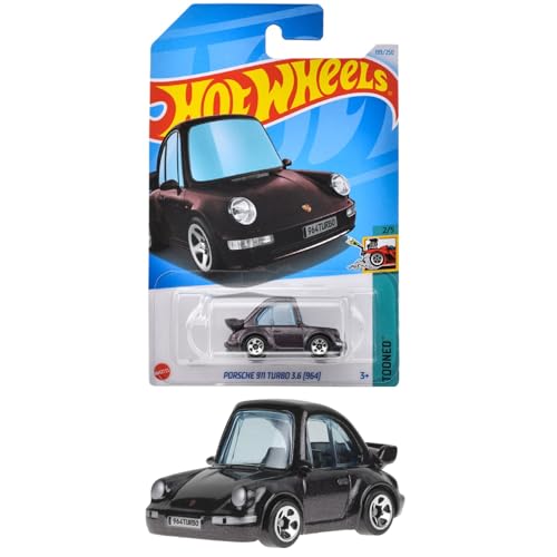 ホットウィール(Hot Wheels) ベーシックカー ポルシェ 911 ターボ 3.6 (964) 乗り物おもちゃ ミニカー 3歳から パープル HXR15