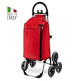 MAßE & DATEN: HxBxT 34 x 50 x 100cm - Zusammengeklappt (HxBxT): 34 x 50 x 50cm - Tasche (HxBxT): 62 x 31 x 24 cm - Rad Ø: 14,5 cm - Gewicht 2,5kg