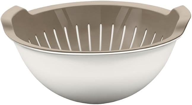 Orret Home 3L Bowl Strainer – Practical Badyali Strainer for Washing Greens, Vegetables and Fruits – Multi-Purpose Food Washing Container, Durable and Convenient Kitchen Utensil
