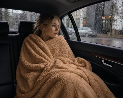 Image of Rangrika.in Blake Collection Ultra Soft Plush Dual Purpose Blanket & Bedsheet | Warm Cozy Bed Blanket with 2 Matching Pillow Covers | All Season Bedding Set