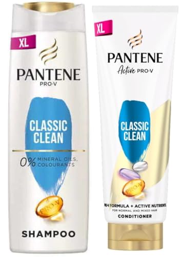 Pantene Pro-V Classic Clean Shampoo & Conditioner Set, 360ml each