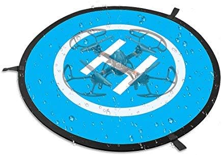Drone Landing Pad, MAKETHEONE 29.5"/75cm Large Universal Launch Pad, Fast-fold Portable Quadcopter Landing Mat Double Sided Protective Helipad for RC Drones Helicopter UVAs