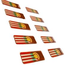 3-in-1 Screen-Printed Electrochemical Electrodes - Gold Working, Auxiliary & Ag/AgCl Reference Electrodes 10pcs