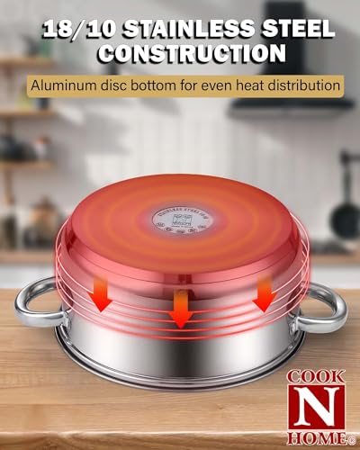 Cook N Home Stockpot 12-Quart thumbnail 7