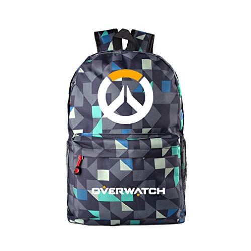 Bolsas Escolares Mochilas Infantiles Overwatch Bolso de Hombro Casual Patrones geométricos