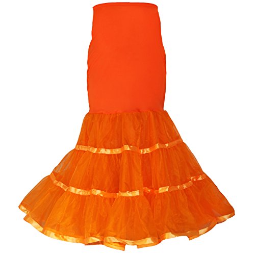 Image of Women Mermaid Petticoat Fishtail Underskirt Trumpet Crinoline for Mermaid Wedding Dress