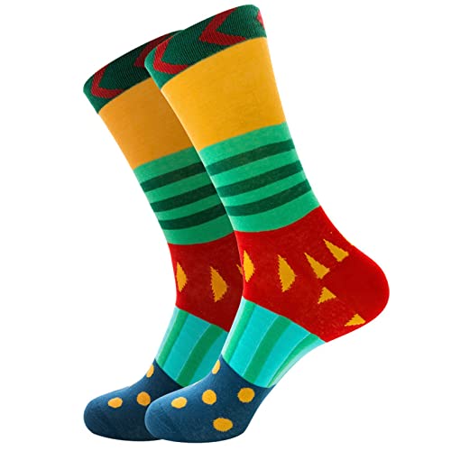 LAOSU Chaussettes Femme Fantaisie Hiver Mode Chaudes Chaussettes Décontractée Laine Chaussette Chaussette Coeur Pas Cher Chaussettes Rigolotes Femme Imprimé Chaussette Tie Dye Cover