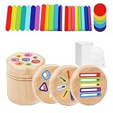 D'Association Des Couleurs D'Apprentissage De La Motricité Fine En Bois