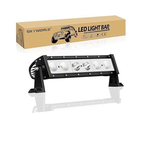 Barre LED Skyworld 30W étanche IP67 en aluminium pour camion et bateau