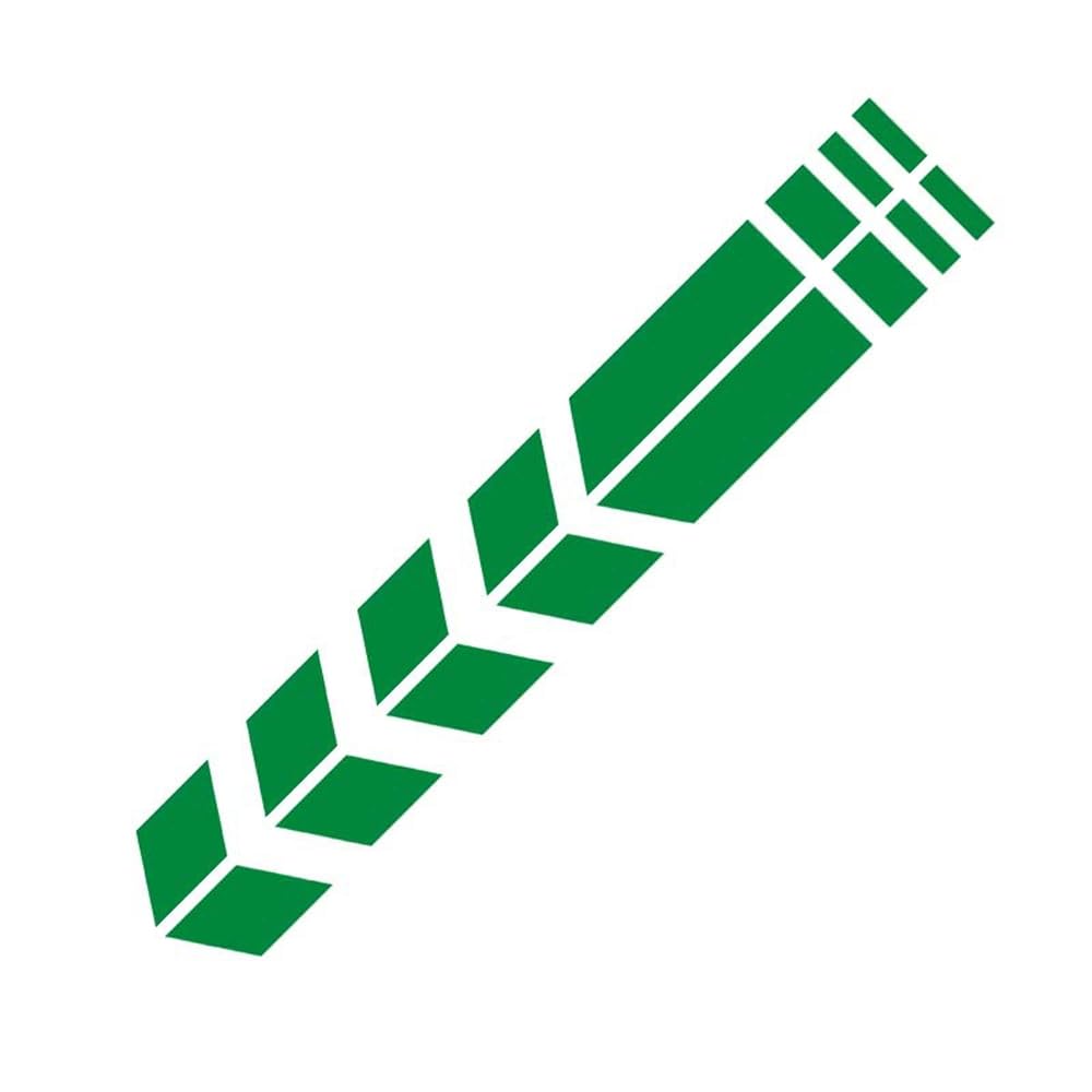 WENINETIES Motorcycle Arrow Stripe Stickers for bmw k1200r k1200s k 1200 r k 1200r, Waterproof Scratch Protection Reflective Wheel Fairing Decals,Green