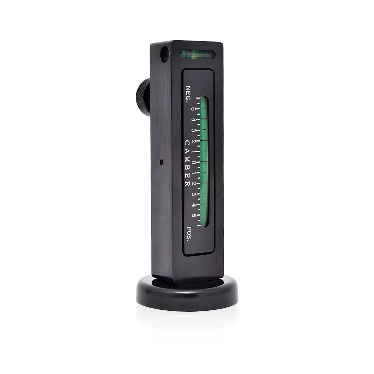 Adjustable Magnetic Gauge Tool, Camber Castor Strut Wheel Alignment Gauge with Magnetic Base, Universal Automotive Wheel Alignment Tool for Car Truck RV Tire Repair (Black)