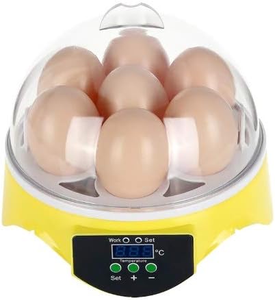 Egg Incubator Noeler Digital Automatic Incubators with Egg Turning,Chicken Duck Goose Quail Birds Fertile Eggs for Hatching (7 Egg Incubator)