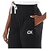 Calvin Klein Women's 2 Pack French Terry Jogger Pant with Pockets (US, Alpha, X-Large, Regular, Regular, Green (Black/Kell Green))