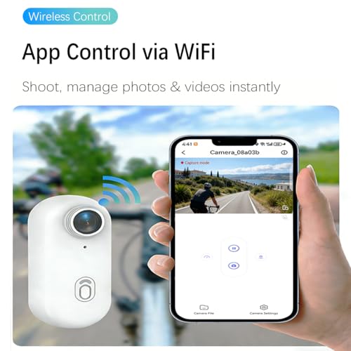 Image of Mini Body Camera H88, 1080P FHD Wearable Action Cam, Thumb-Sized Bodycam