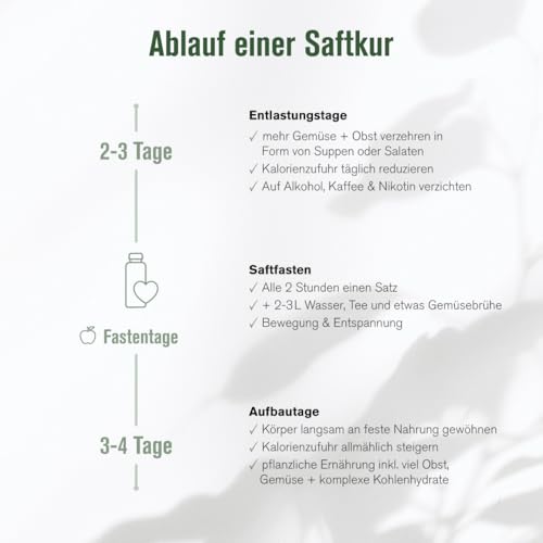 Foto von Kale and Me 3 Tage Klassik Saftkur mit 18 Flaschen à 320 ml ohne Zusatzstoffe, 6 Geschmacksrichtungen aus regionaler Produktion, als Fastenkur, Preis inkl. 4,50 € Pfand, Zitrone