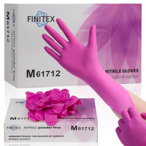 Image of FINITEX Nitrile Disposable Latex-Free 3.5mil Cleaning Food Cooking Gloves