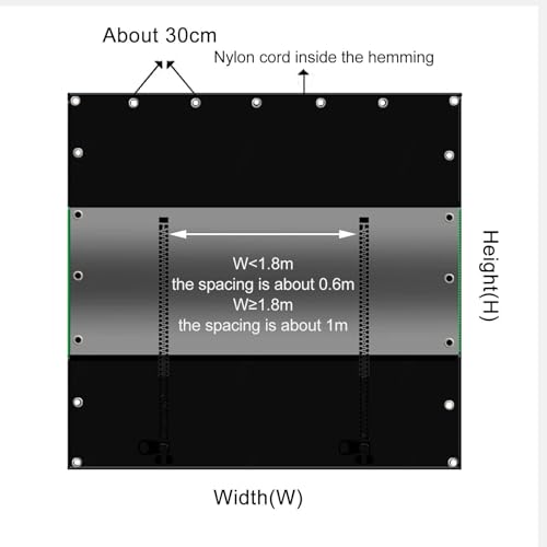 Lona impermeable resistente para exteriores con paneles laterales transparentes 2,7x2 m 8