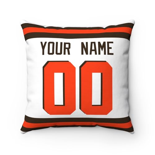Image of ANTKING Throw Pillow 2 Pack Custom Any Name and Number Personalized Gift for Men Women Boys