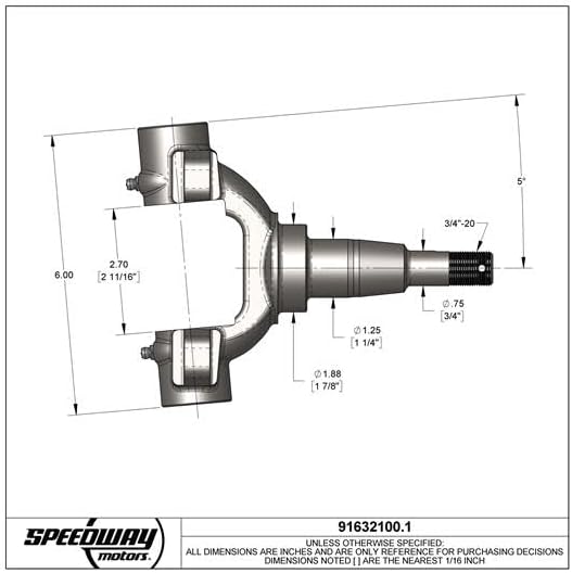 1949-54 Chevy Car Modified Spindles Only