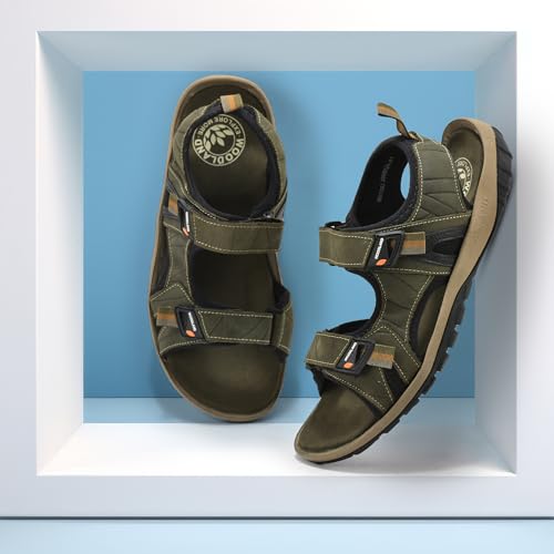 Image of Woodland Men's Leather Sandal